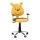 TEDDY Office Chair — Brown/Yellow