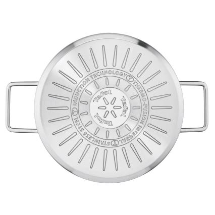 Tefal - 10-piece NORDICA cookware set made of stainless steel