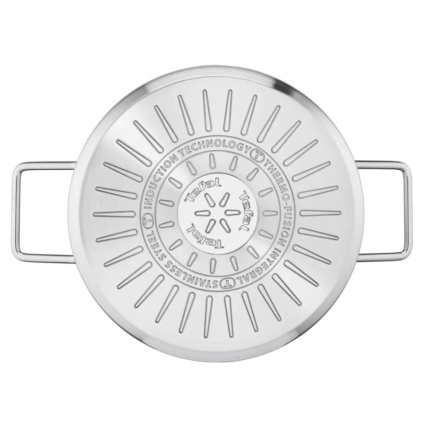 Tefal - 10-piece NORDICA cookware set made of stainless steel