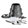 Tefal - 20-piece cookware set INGENIO DAILY CHEF ON black