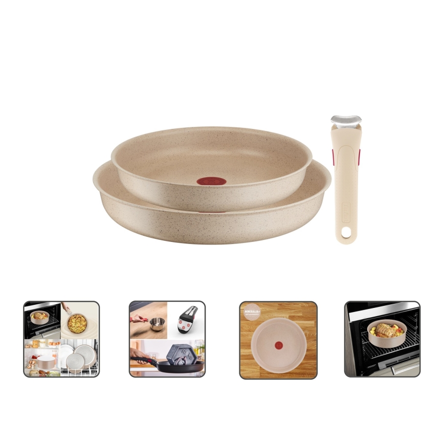 Tefal - 3-piece pan set INGENIO DELIGHT