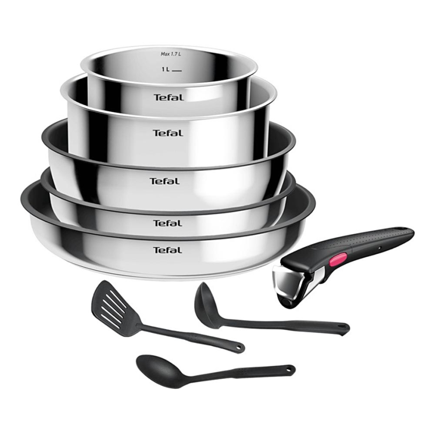 Tefal - 9-piece INGENIO COOK stainless steel cookware set