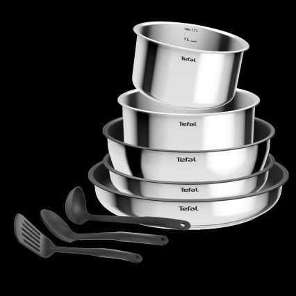 Tefal - 9-piece INGENIO COOK stainless steel cookware set