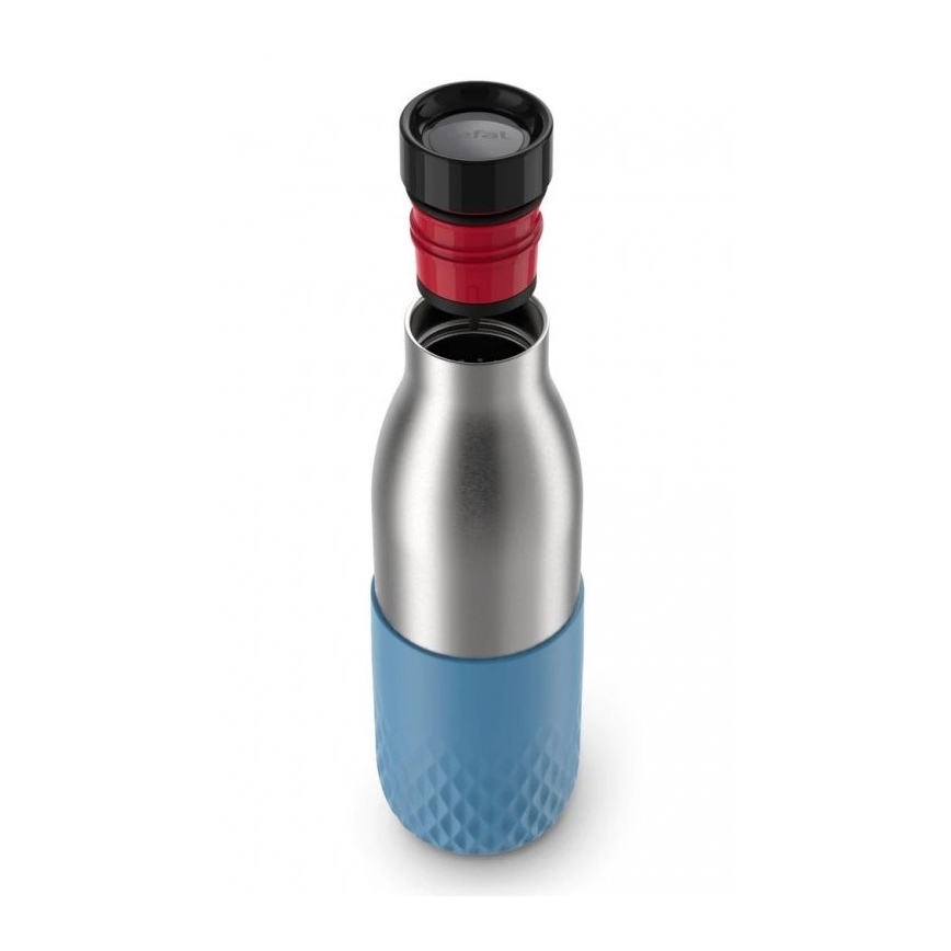 Tefal - Bottle 500 ml BLUDROP stainless steel/blue