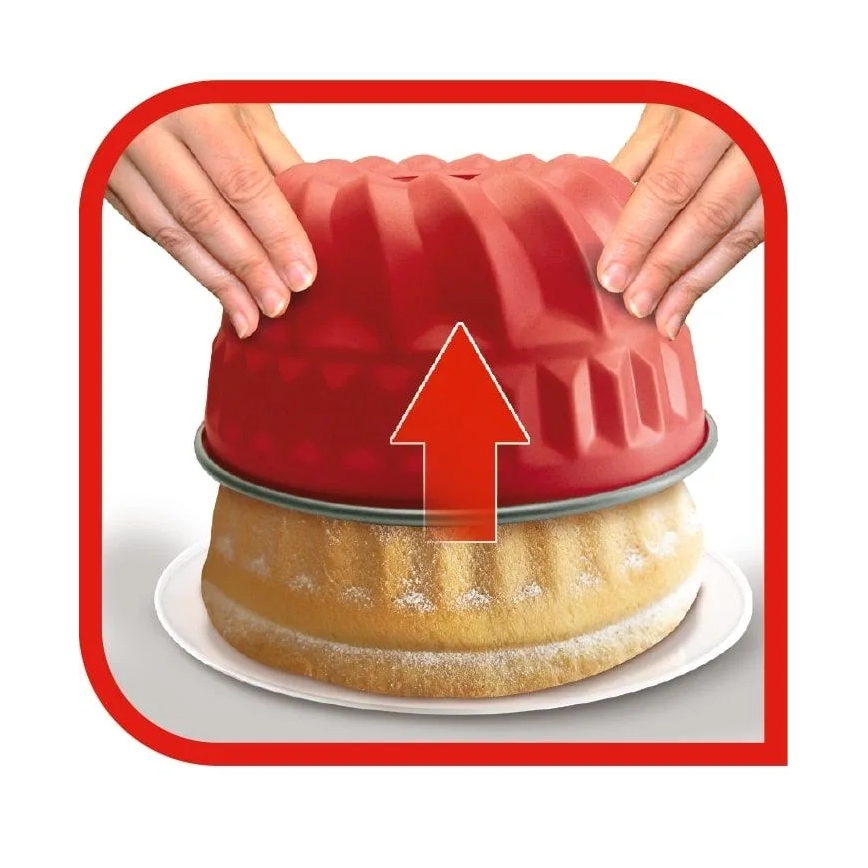 Tefal - Cake form DELIBAKE 22 cm red