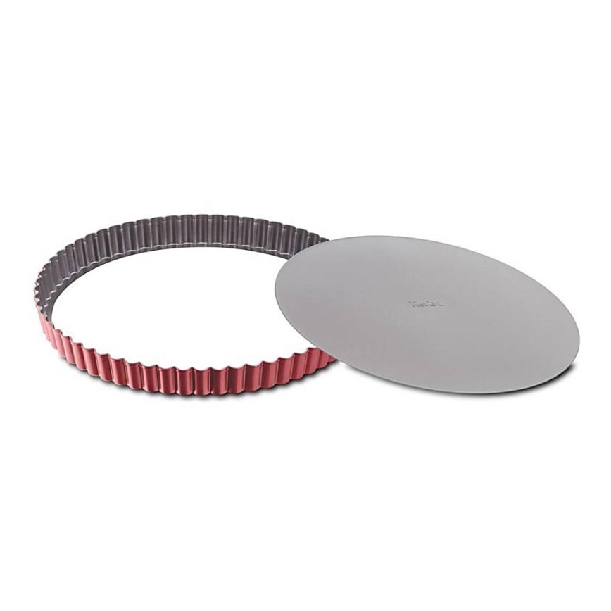 Tefal - Cake form with removable base DELIBAKE 28 cm red
