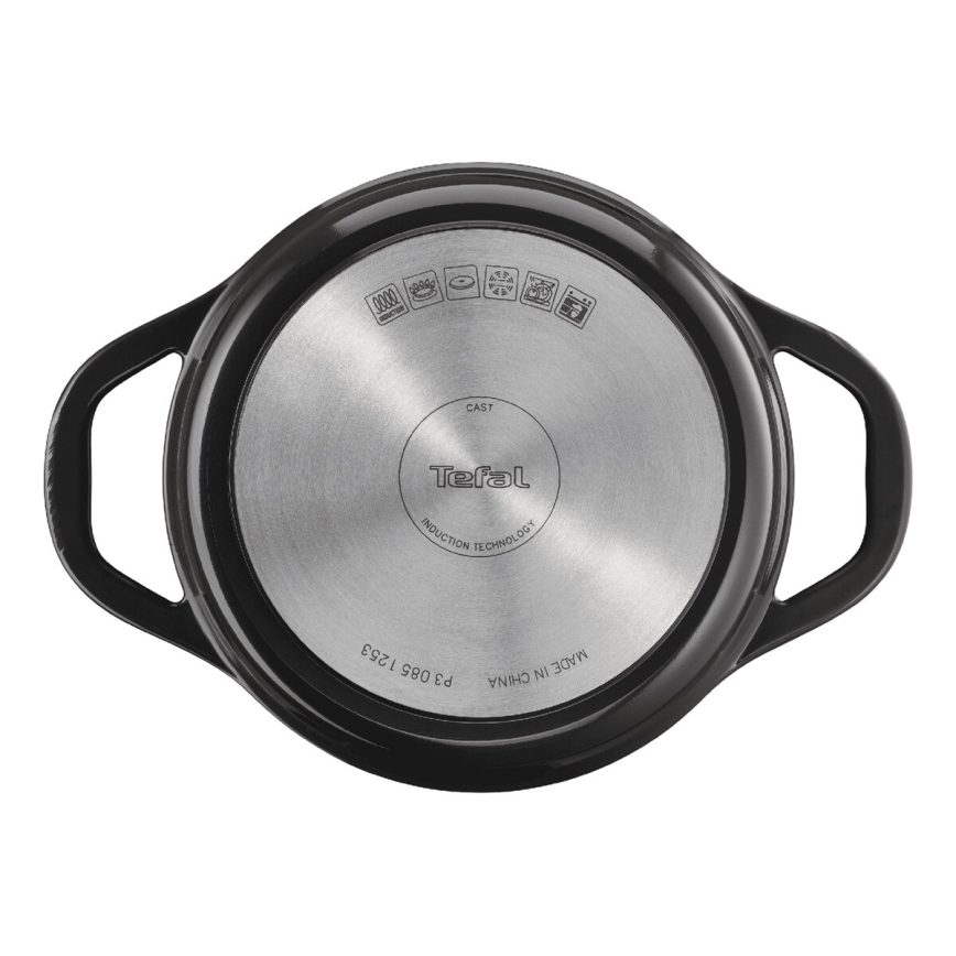 Tefal - Casserole with a lid AIR 20 cm anthracite