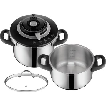 Tefal - CLIPSO CHEF 4.5/6 L Pressure Cooker Set