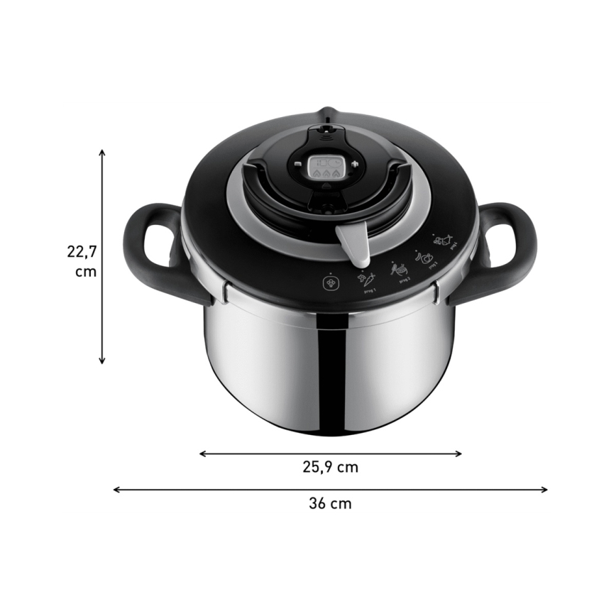 Tefal - CLIPSO+ CHEF Pressure Cooker Set 4.5/6 L