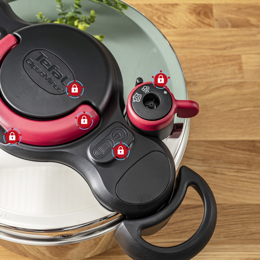 Tefal - CLIPSO MINUT EASY 9 L Pressure Cooker