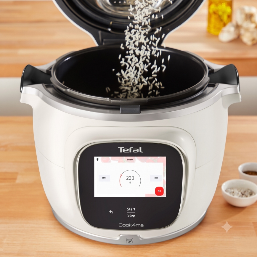 Tefal - COOK4ME TOUCH PRO 6 l Multifunctional Electric Pressure Cooker 1600W/230V