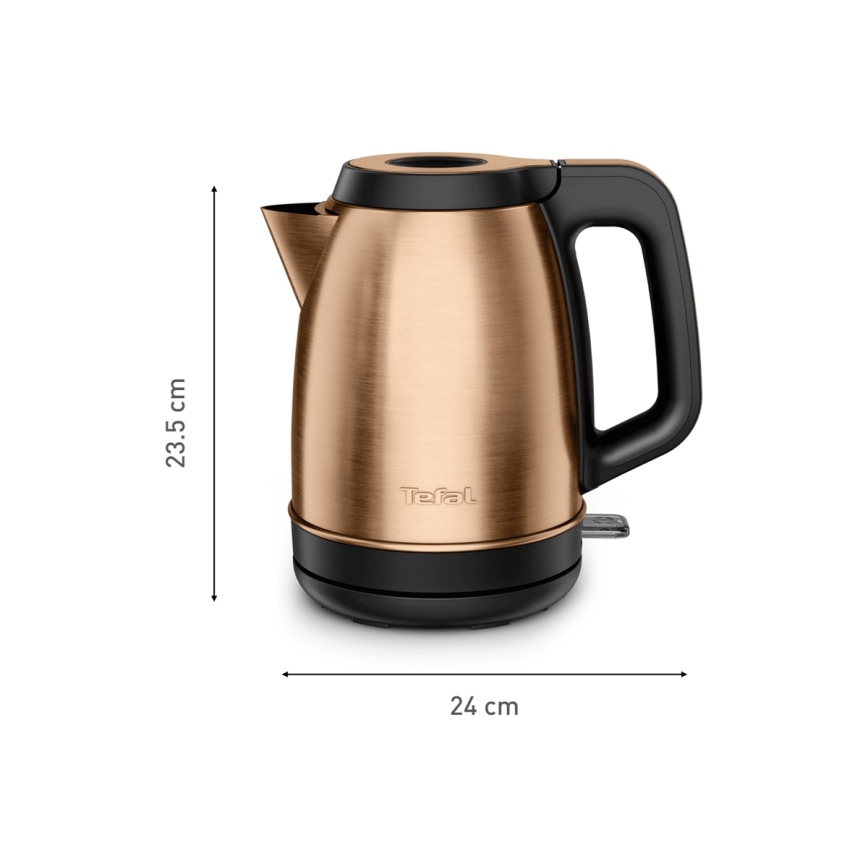 Tefal - COPPERTINTO Rapid‑Boil Electric Kettle 1.7 L, 2400 W / 230 V
