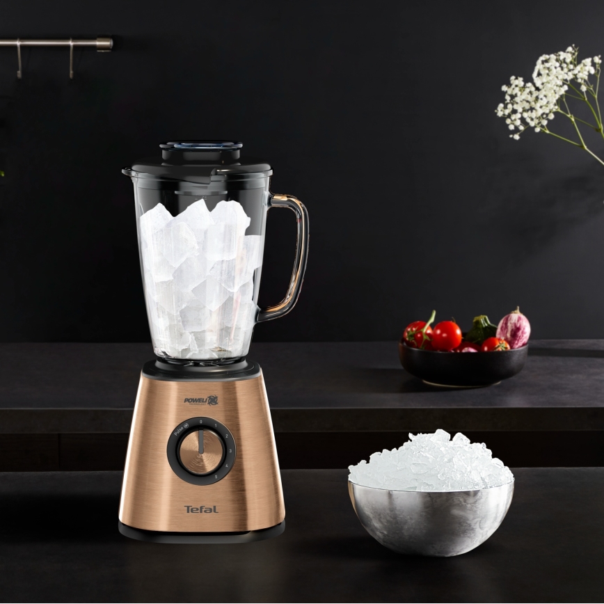 Tefal - Countertop blender 1.75 L BLENDFORCE 800 W / 230 V Copper