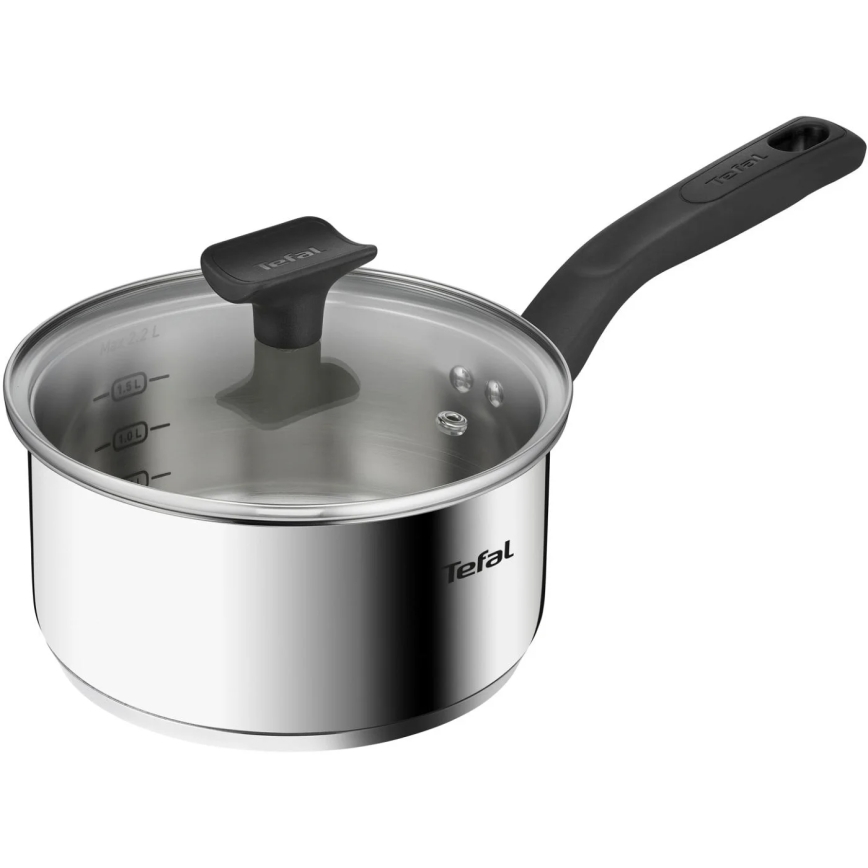 Tefal - DELICIOUS 3-piece stainless steel pot set