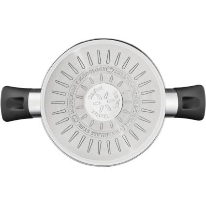 Tefal - DELICIOUS 3-piece stainless steel pot set