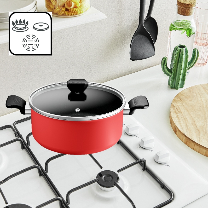 Tefal - EASY START 24 cm Pot with Lid