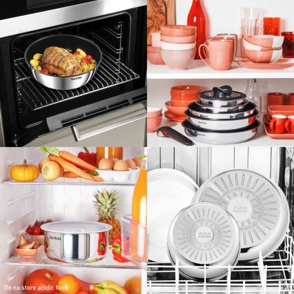 Tefal - EMOTION MAX 4-piece cookware set