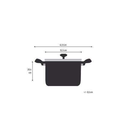 Tefal - EMOTION+ XL 30 cm Cooking Pot with Lid