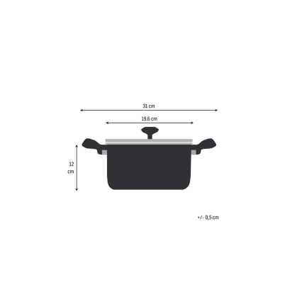 Tefal - EXTREME 18 cm Pot with Lid