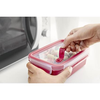 Tefal - Food container 0,8 l MASTER SEAL MICRO red