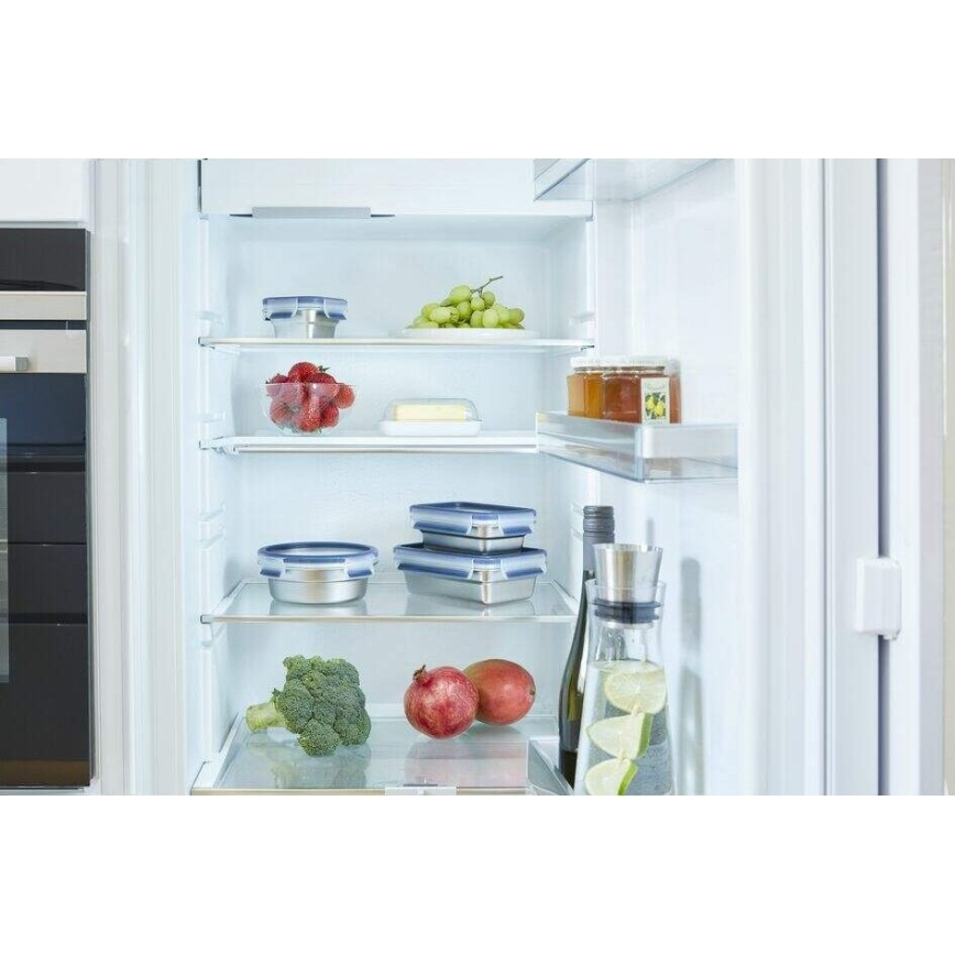 Tefal - Food container 0,8 l MSEAL STEEL blue/stainless steel