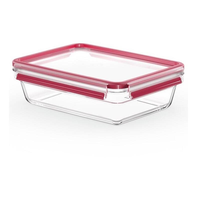 Tefal - Food container 2 l MSEAL GLASS red/glass