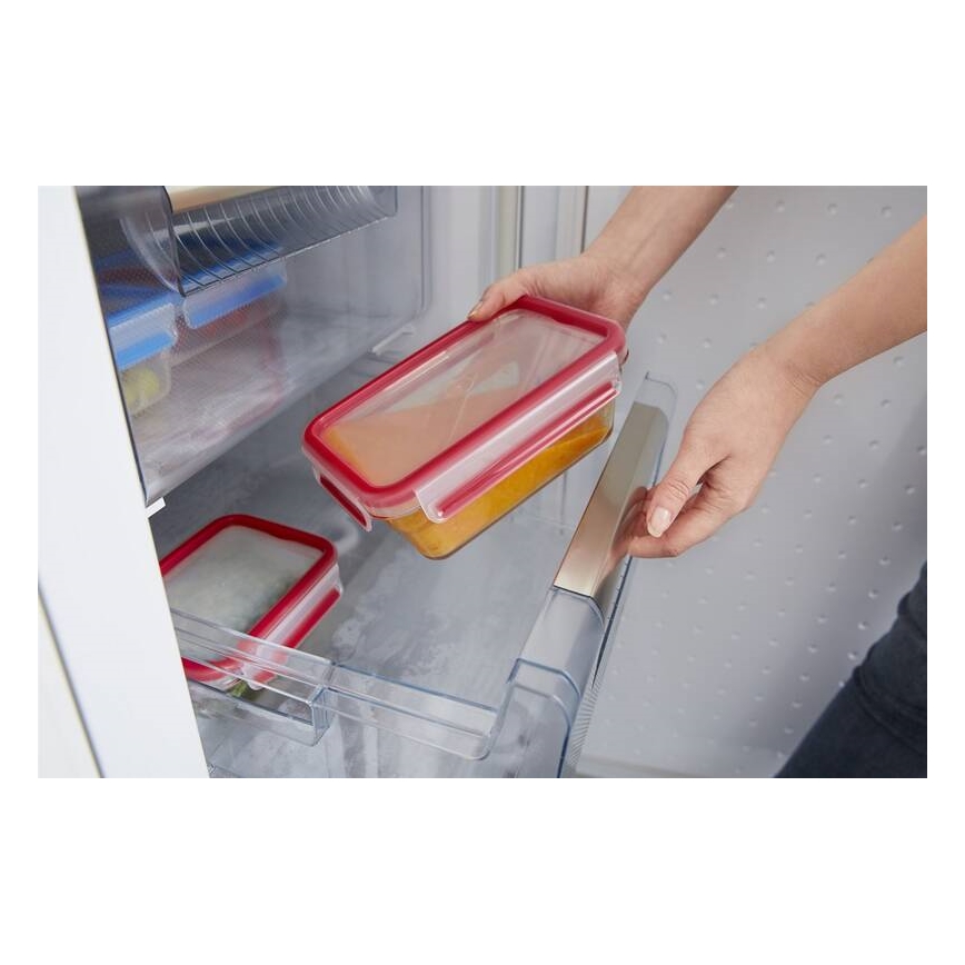 Tefal - Food storage container 0.85 L MSEAL GLASS red/glass