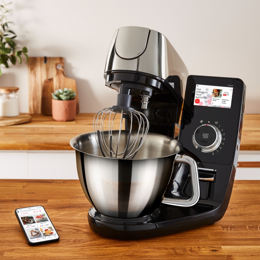 Tefal - I-COACH TOUCH kitchen machine with scale 1200W/230V stainless steel