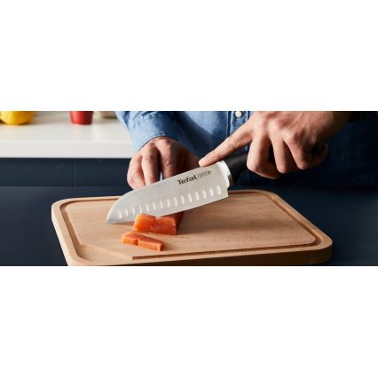 Tefal - ICE FORCE 4-piece kitchen knife set with stand