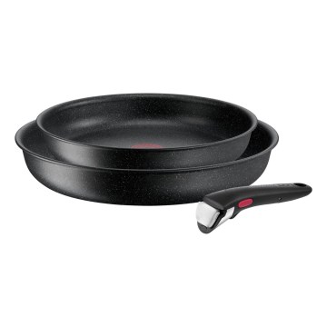 Tefal - INGENIO BLACK STONE 3-Piece Pan Set