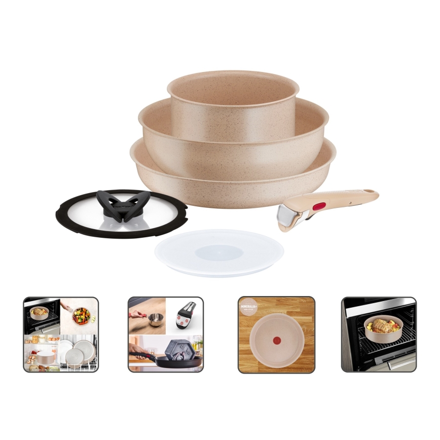 Tefal - INGENIO DELIGHT 6-piece cookware set