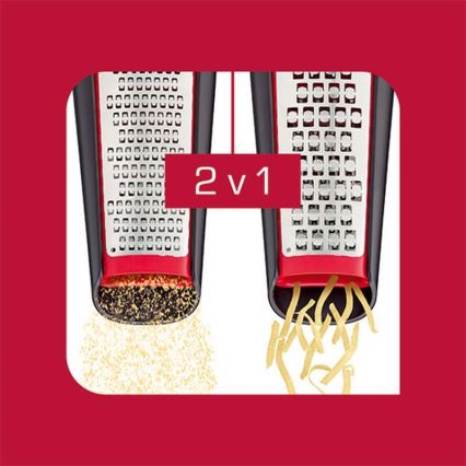 Tefal - INGENIO Handheld Double-Sided Grater, Stainless Steel/Black