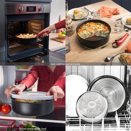 Tefal - INGENIO INTENS' CERAM 3-piece Frying Pan Set