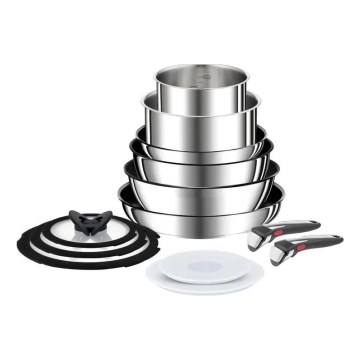 Tefal - INGENIO PREFERENCE ON 13-piece Stainless Steel Cookware Set