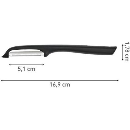 Tefal - Kitchen peeler COLORFOOD 17 cm black