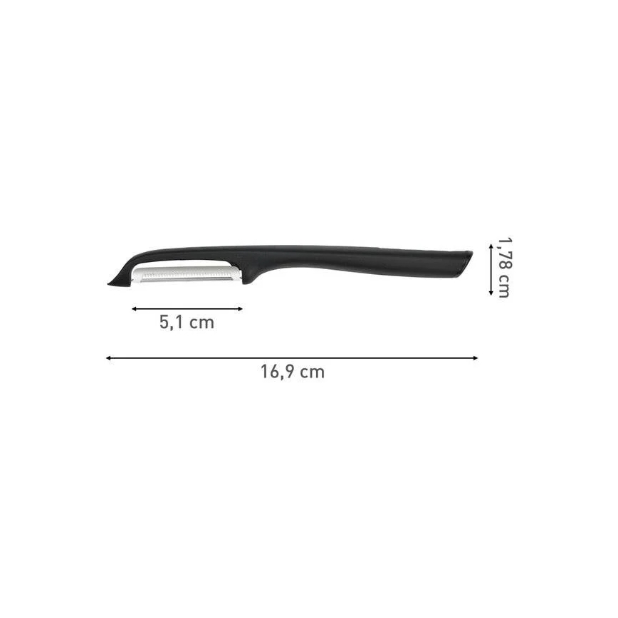 Tefal - Kitchen peeler COLORFOOD 17 cm black