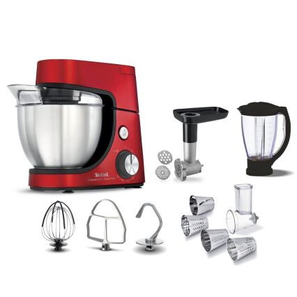 Tefal - Kitchen robot MASTERCHEF GOURMET 1100W/230V red