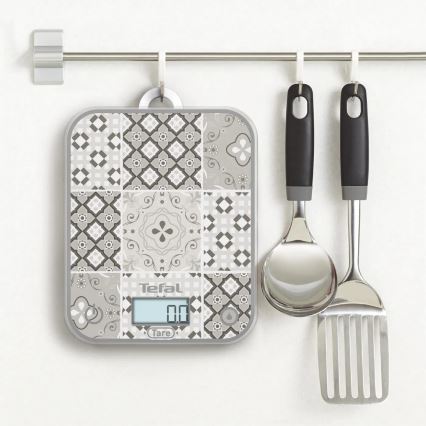 Tefal - Kitchen scale OPTISS 2xAAA beige