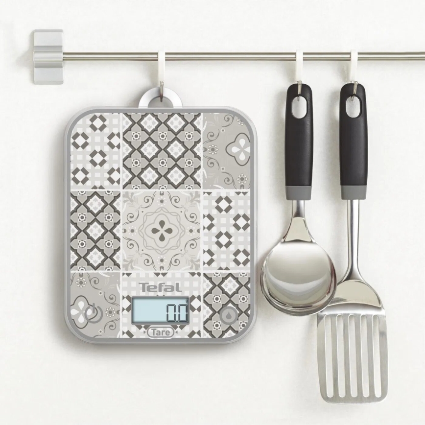 Tefal - Kitchen scale OPTISS 2xAAA beige