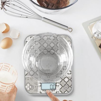 Tefal - Kitchen scale OPTISS 2xAAA beige