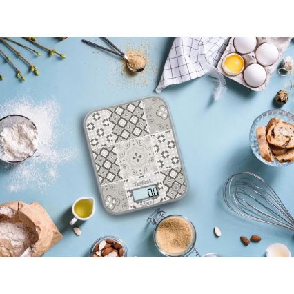 Tefal - Kitchen scale OPTISS 2xAAA beige