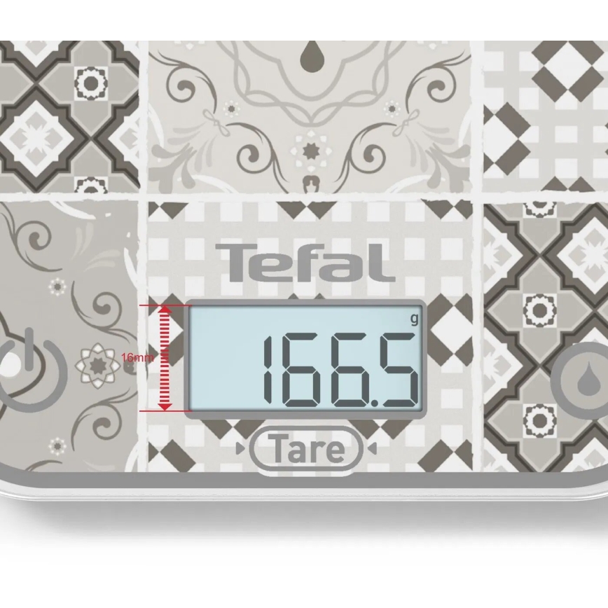 Tefal - Kitchen scale OPTISS 2xAAA beige