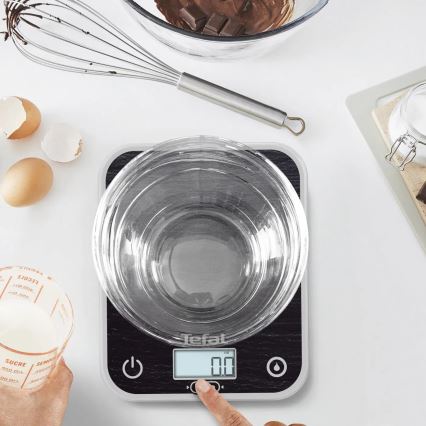 Tefal - Kitchen scale OPTISS 2xAAA black
