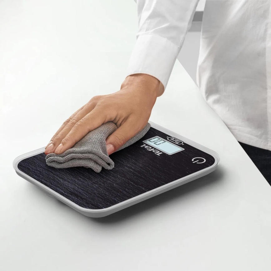 Tefal - Kitchen scale OPTISS 2xAAA black