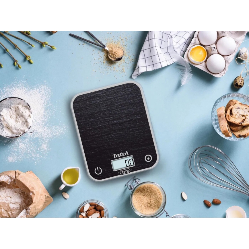 Tefal - Kitchen scale OPTISS 2xAAA black