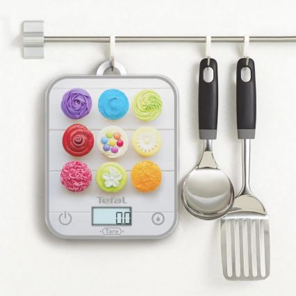 Tefal - Kitchen scale OPTISS 2xAAA colorful