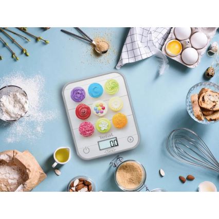 Tefal - Kitchen scale OPTISS 2xAAA colorful