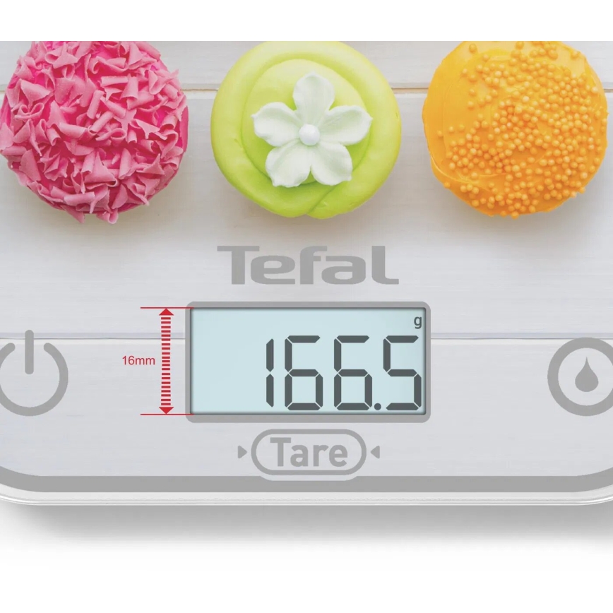 Tefal - Kitchen scale OPTISS 2xAAA colorful