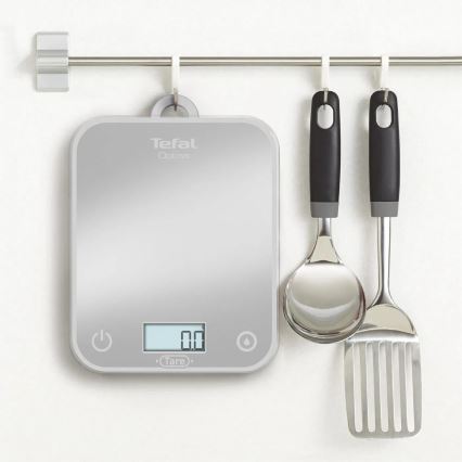 Tefal - Kitchen scale OPTISS 2xAAA grey