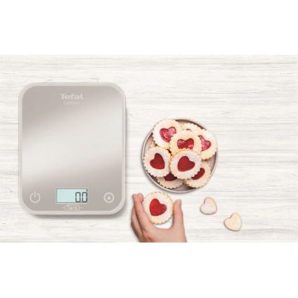 Tefal - Kitchen scale OPTISS 2xAAA grey